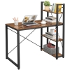 BUREAU MET PLANK VINTAGE STIJL VASAGLE