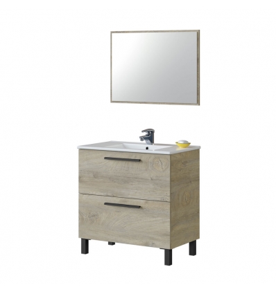 MUEBLE DE BAÑO CON 2 CAJONES Y CON 4 PATAS BIRD