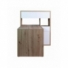 BUREAU MET VERTICALE BOEKENPLANK NATURE