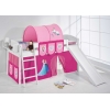 Cama alta infantil frozen rosa